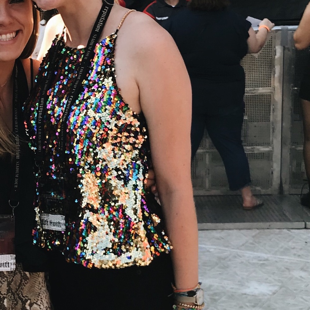 Sequin top